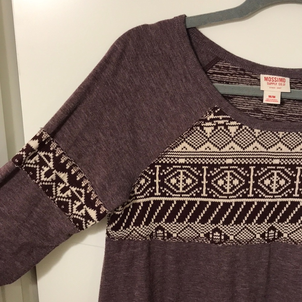 Purple Aztec Long Sleece - Picture 3 of 3